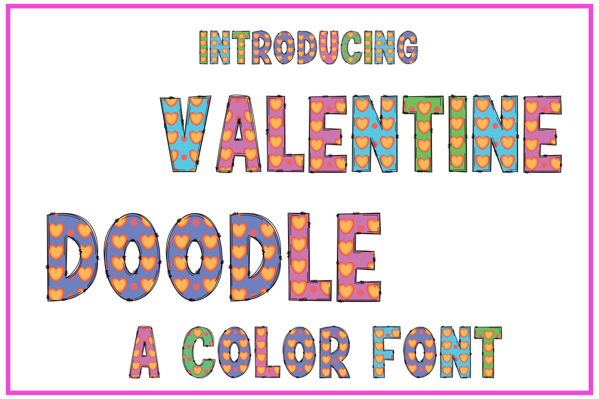 Font Valentine Doodle