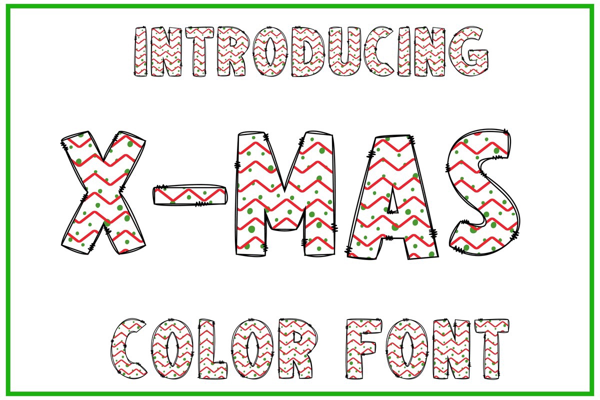 Font X-mas