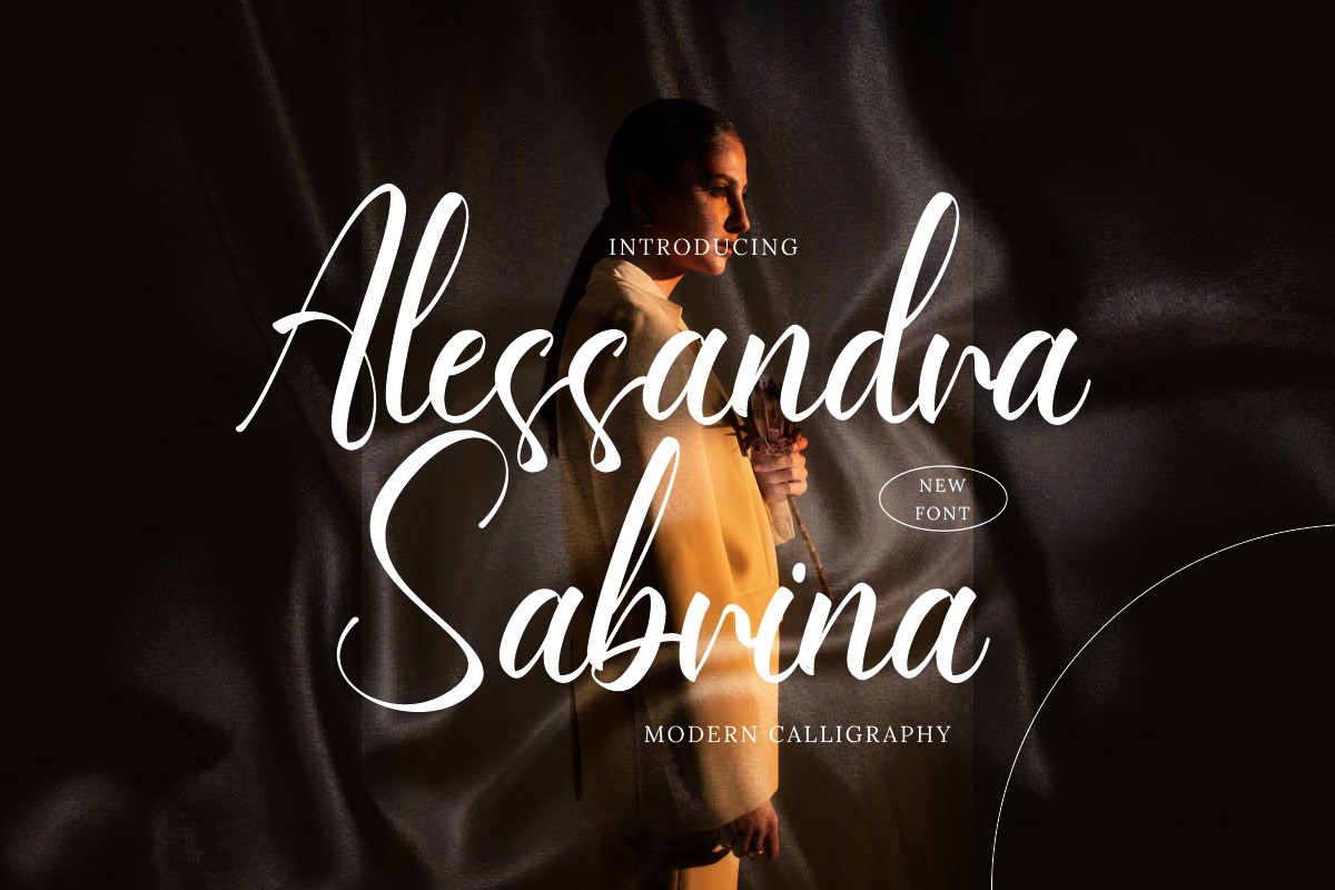 Font Alessandra Sabrina