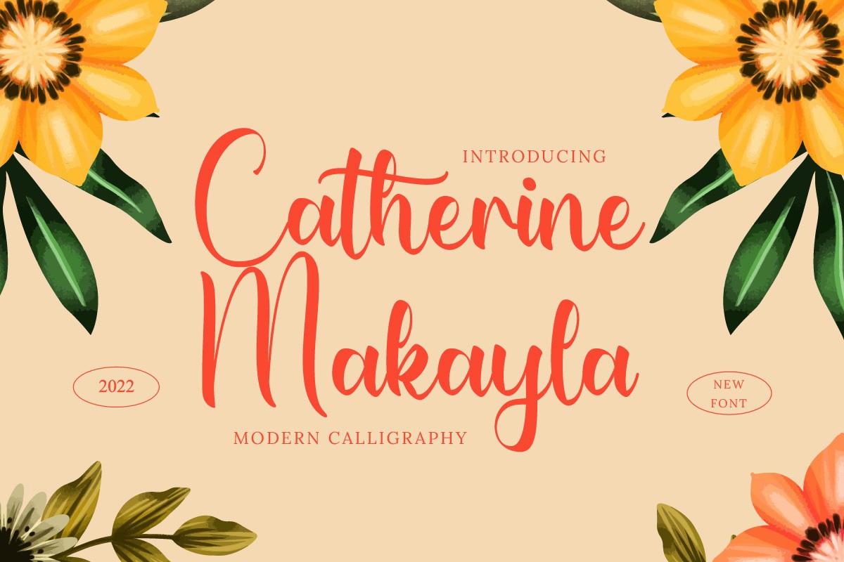 Font Catherine Makayla