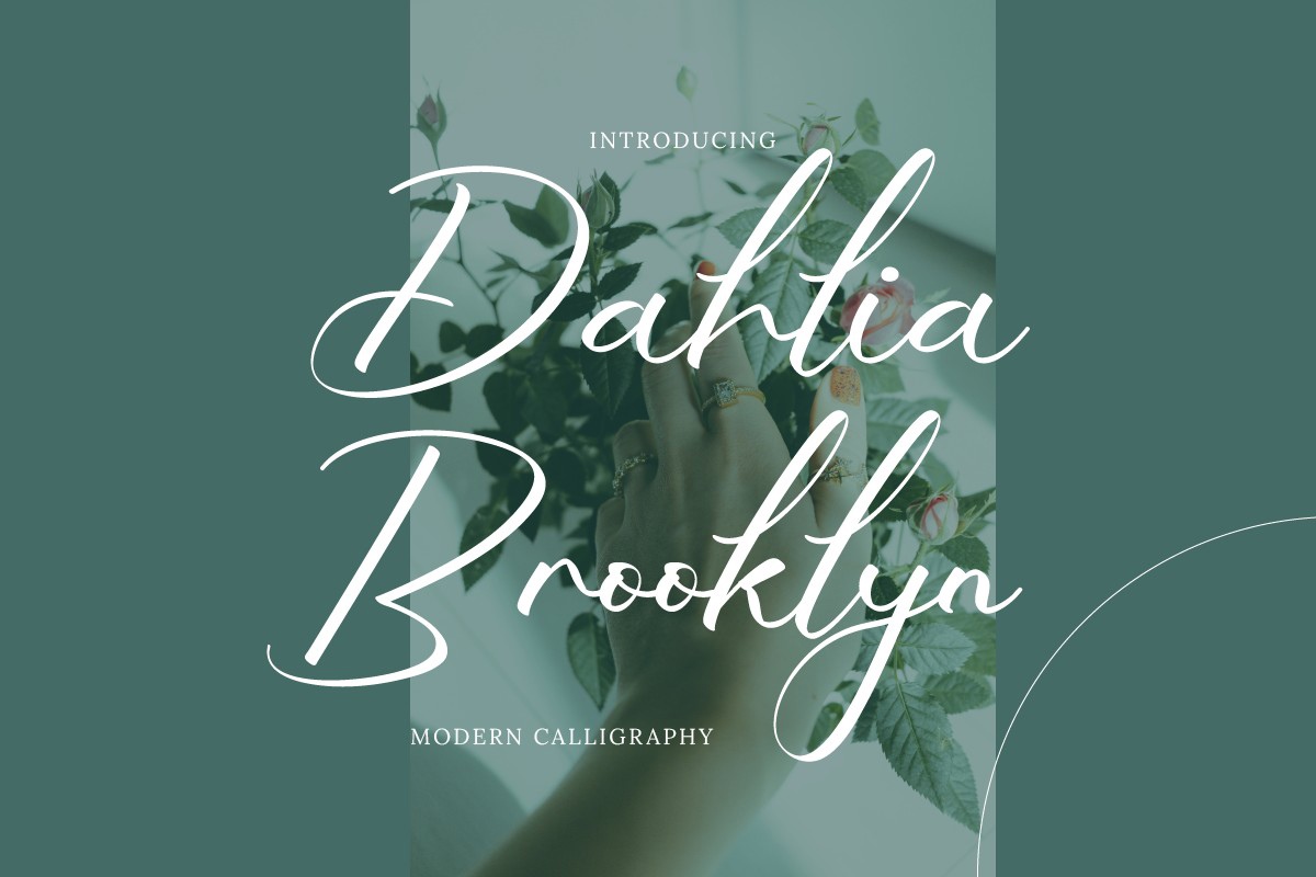 Font Dahlia Brooklyn