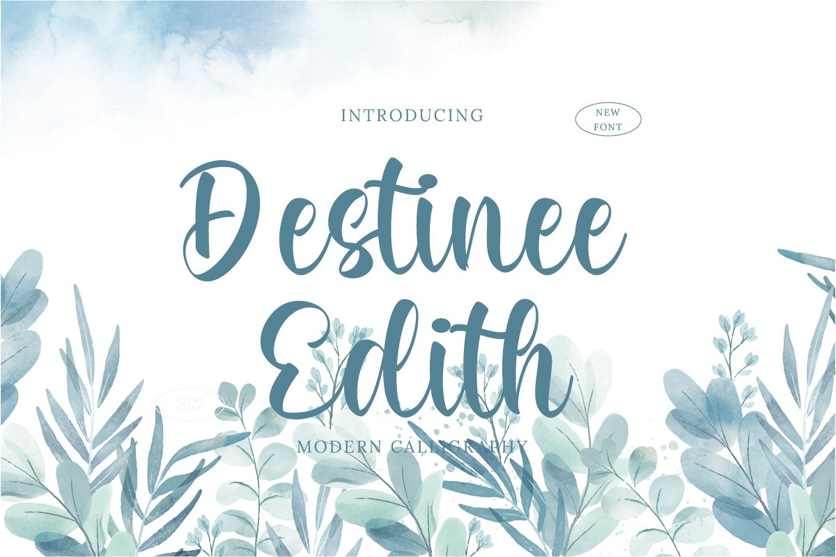 Font Destinee Edith