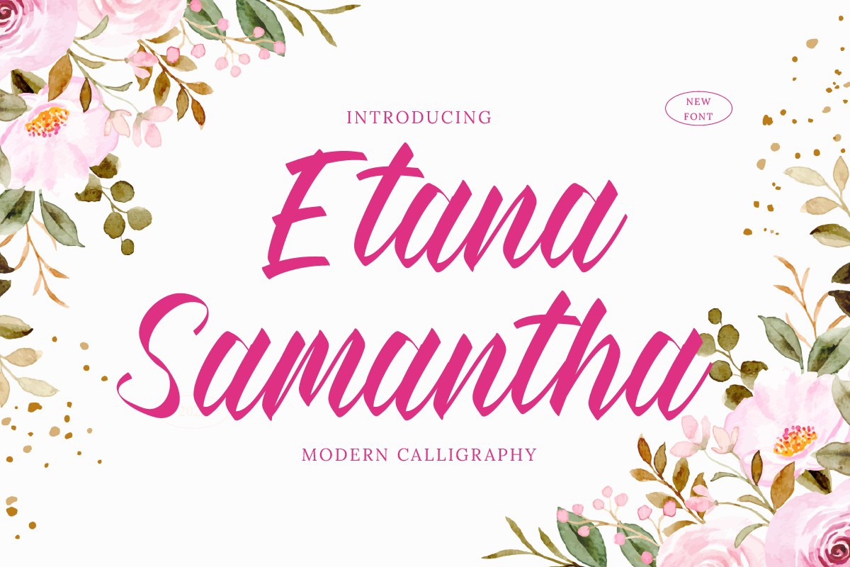 Font Etana Samantha