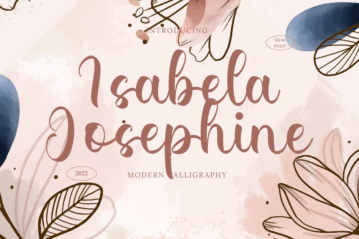 Font Isabela Josephine