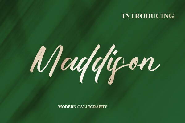 Font Maddison