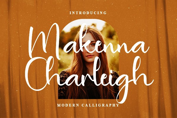 Font Makenna Charleigh