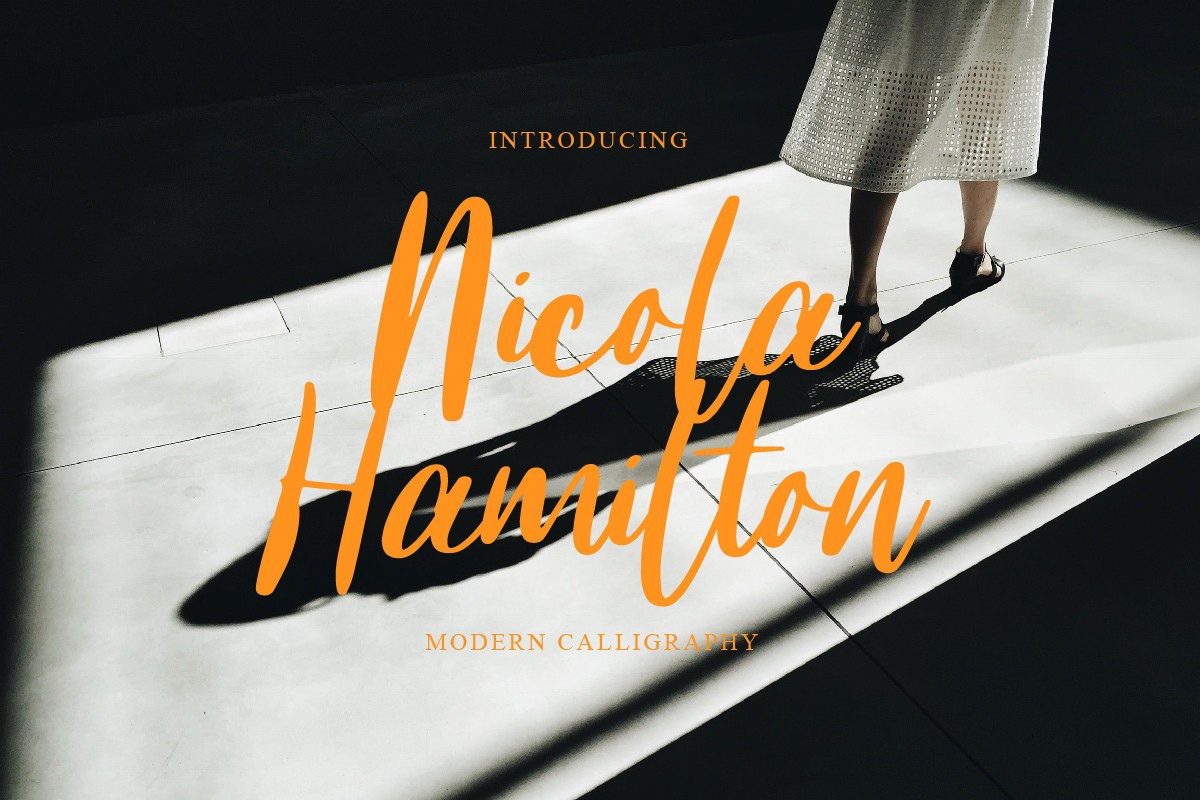 Font Nicola Hamilton