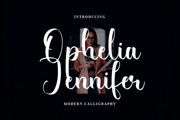 Font Ophelia Jennifer