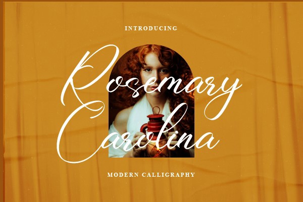 Font Rosemary Carolina