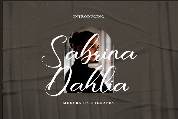 Font Sabrina Dahlia