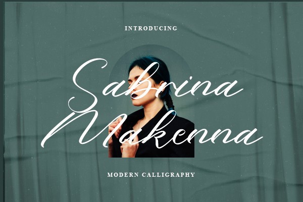 Font Sabrina Makenna