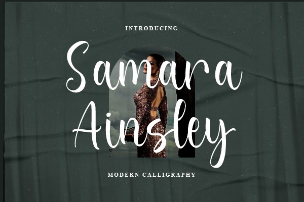 Font Samara Ainsley