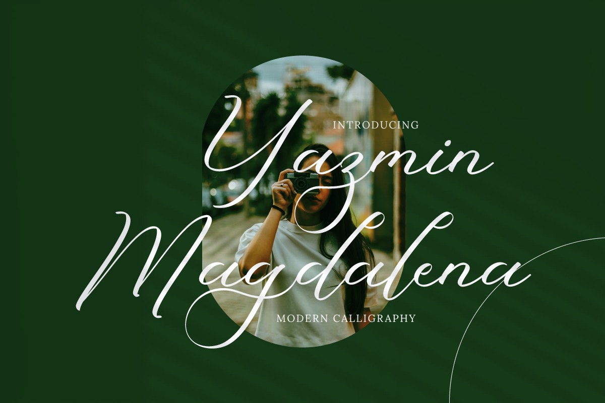 Font Yazmin Magdalena