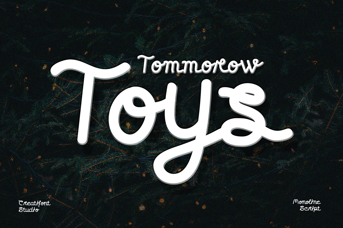 Font CF Tomorrow Toys: download and install on the WEB site