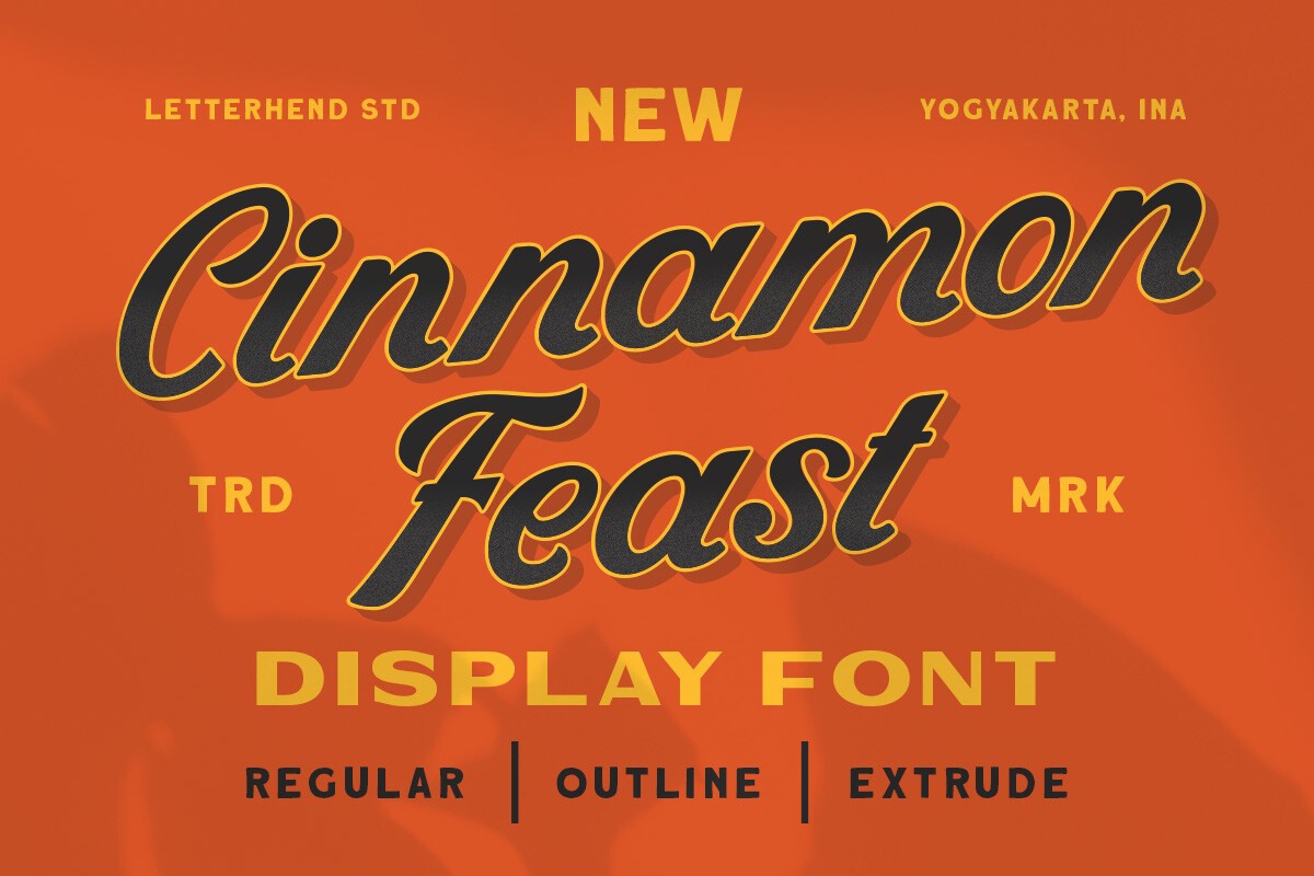 Font Cinnamon Feast