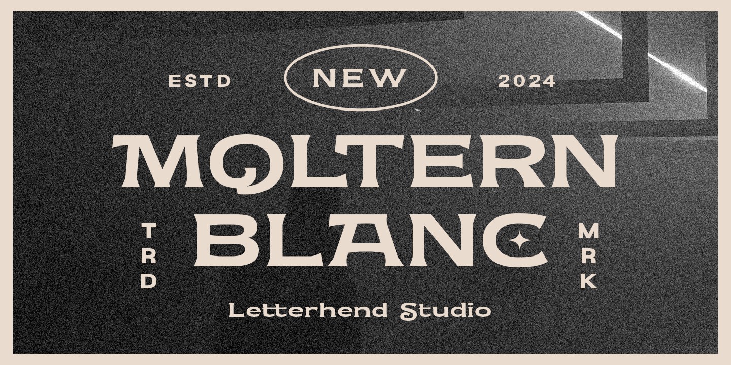 Font Moltern Blanc