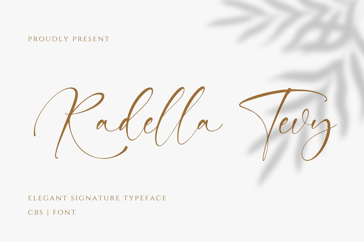 Font Radella Tevy