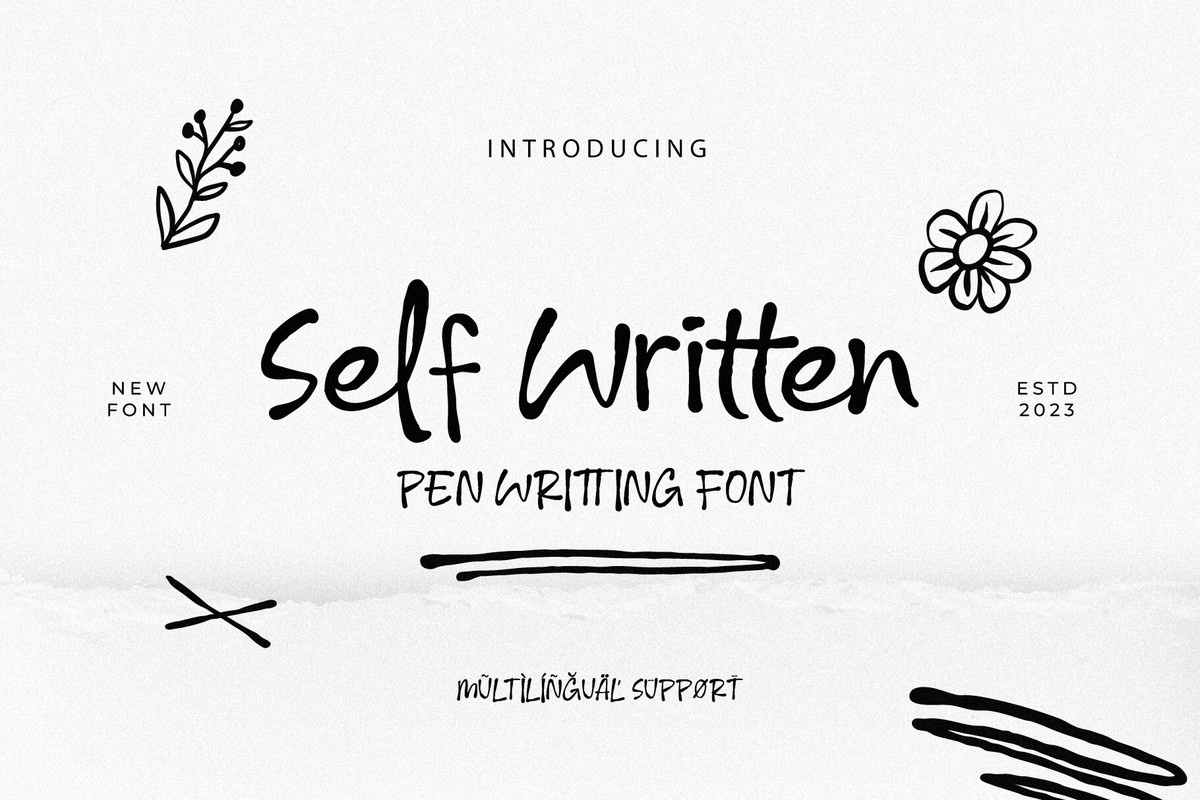 Font Self Written