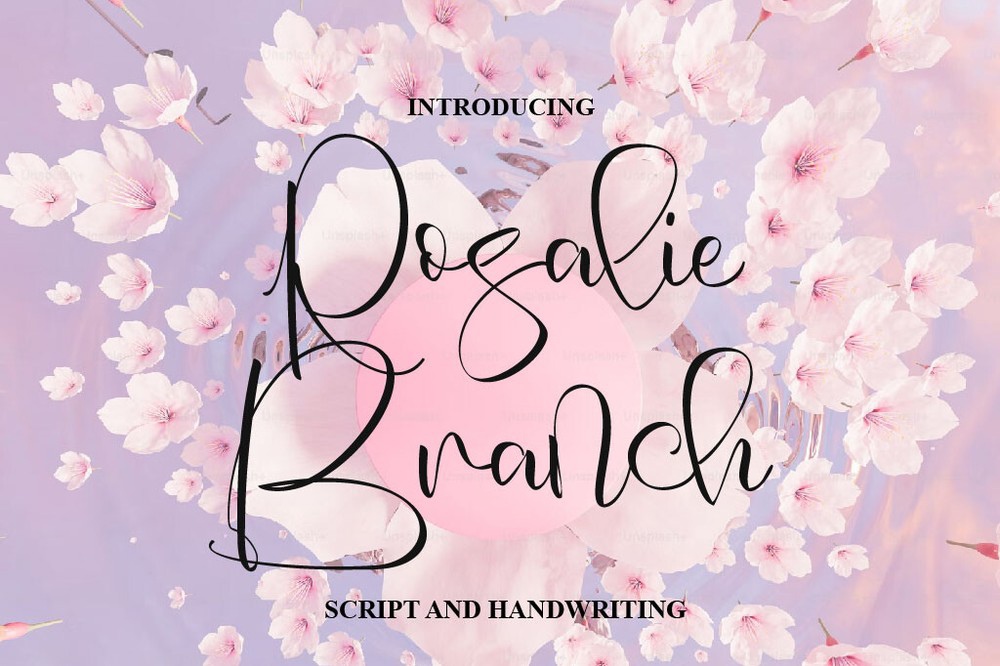 Font Rosalie Branch