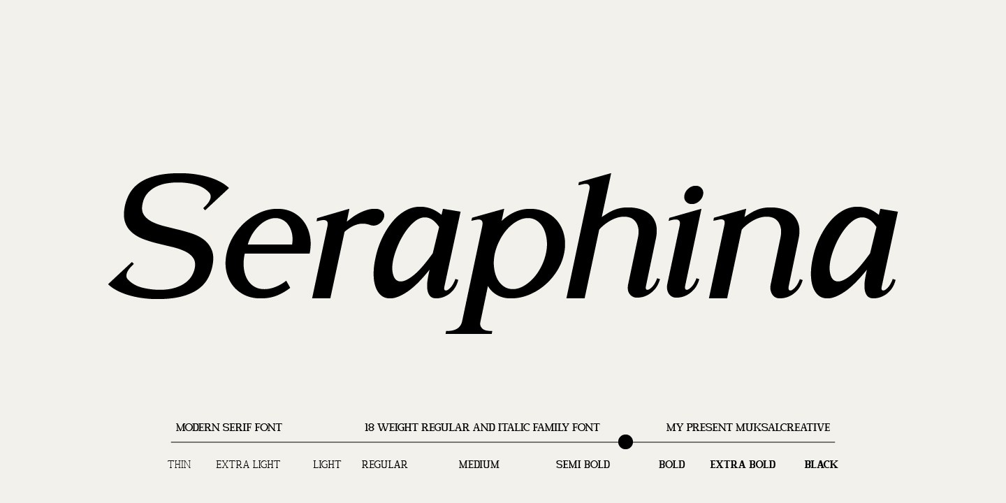 Font Seraphina