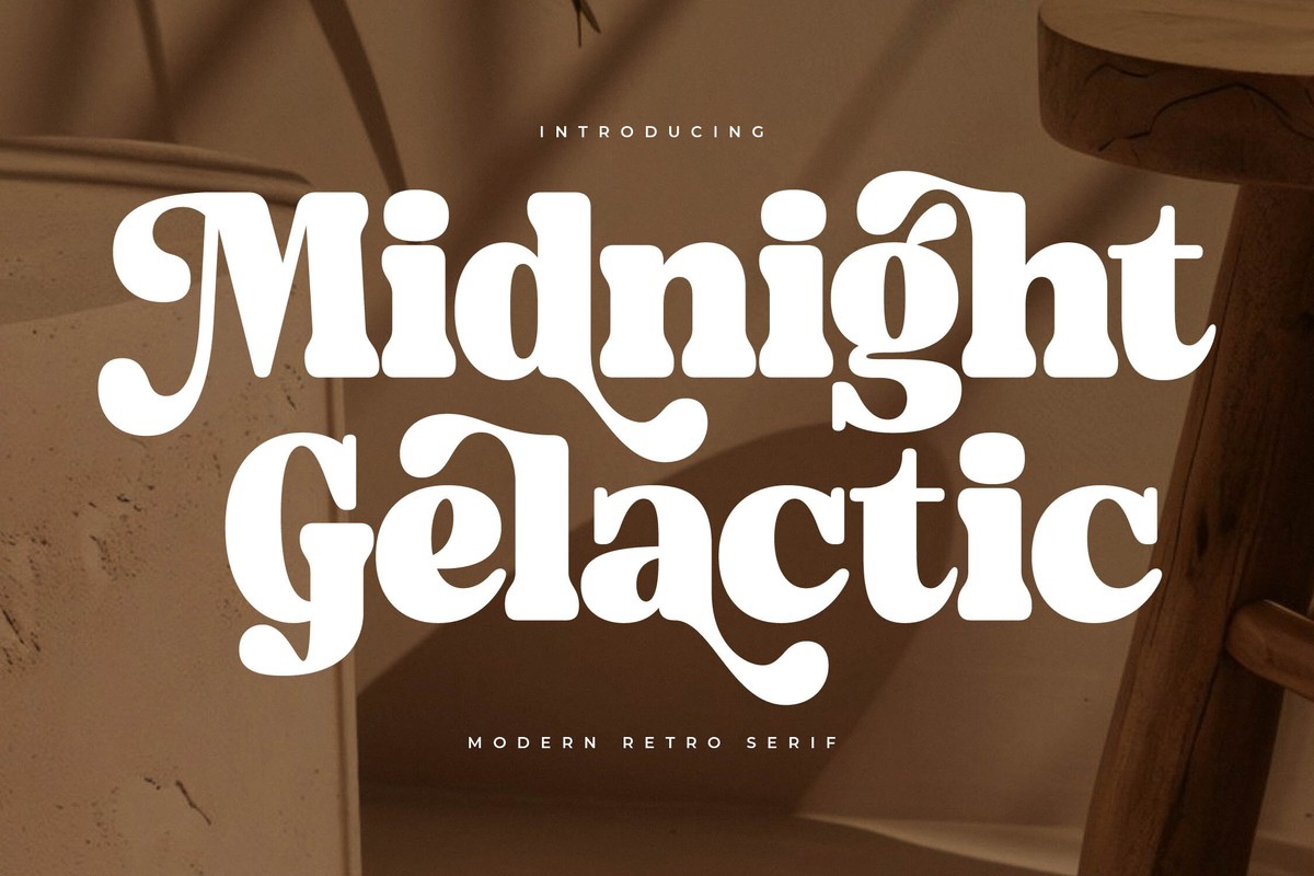 Font Midnight Gelactic