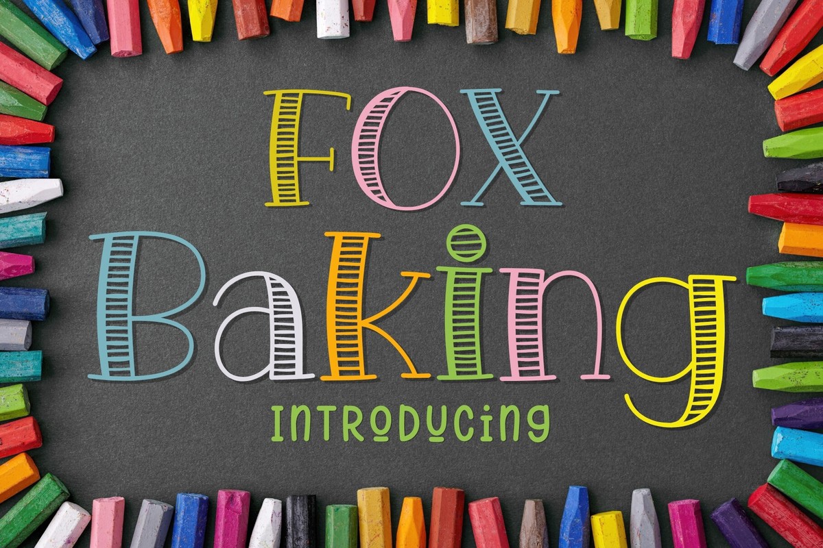 Font Fox Baking