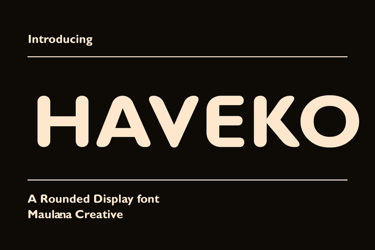 Font Haveko