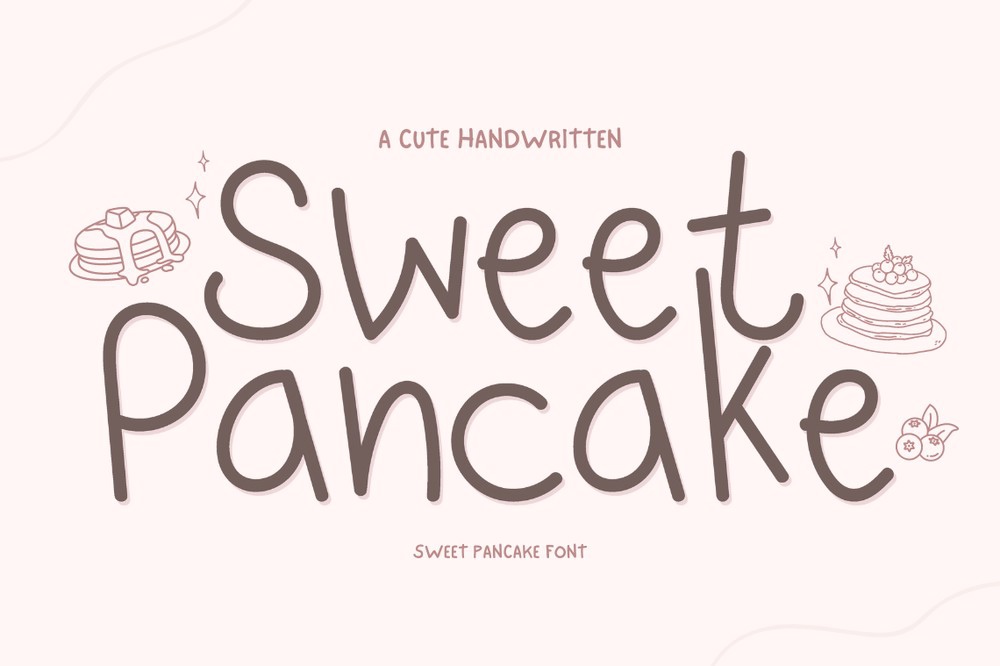 Font Sweet Pancake