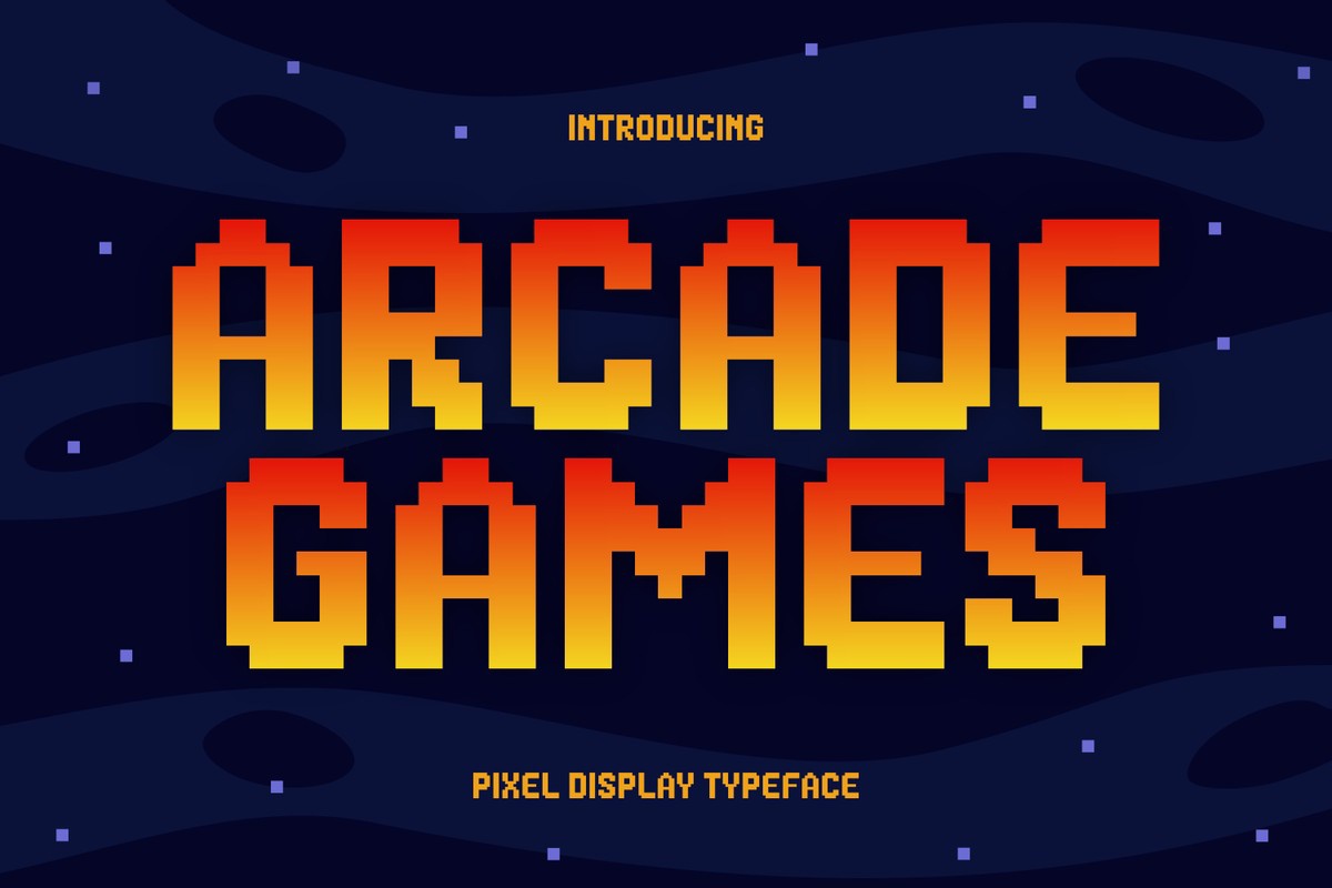 Font Arcade Games