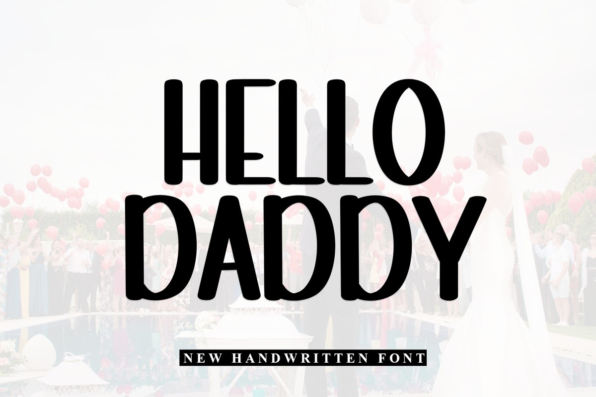 Font Hello Daddy