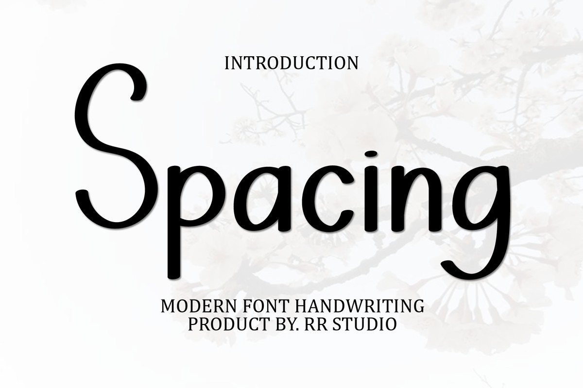 Font Spacing