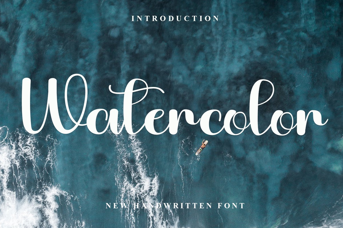 Font Watercolor