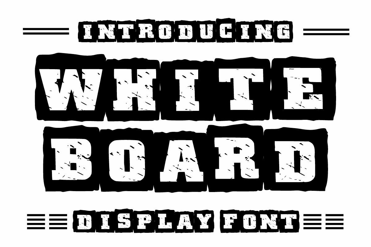 Font White Board