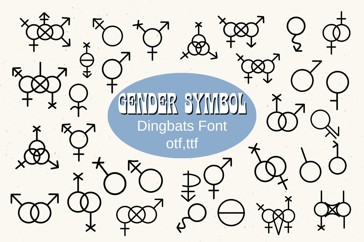 Font Gender Symbol