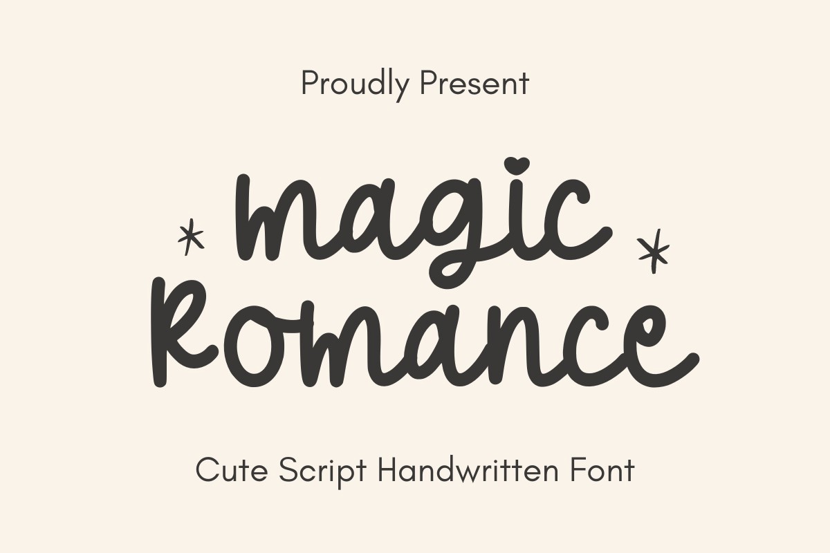 Font Magic Romance