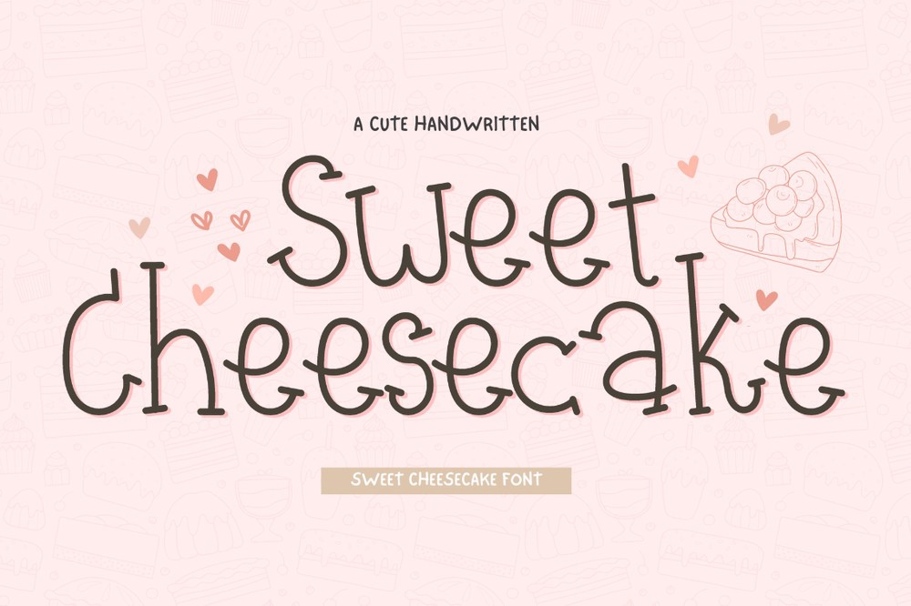 Font Sweet Cheesecake