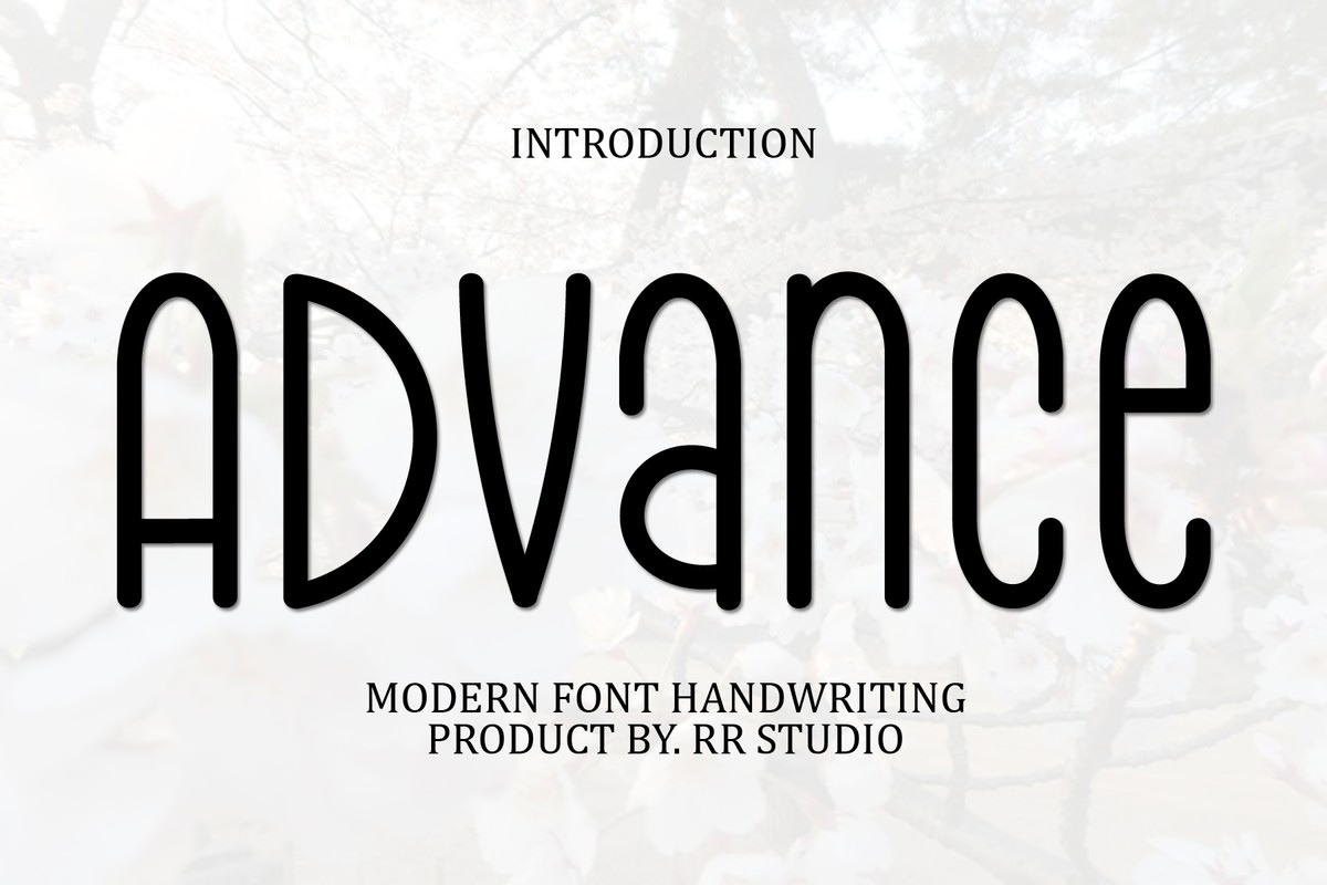 Font Advance: download and install on the WEB site