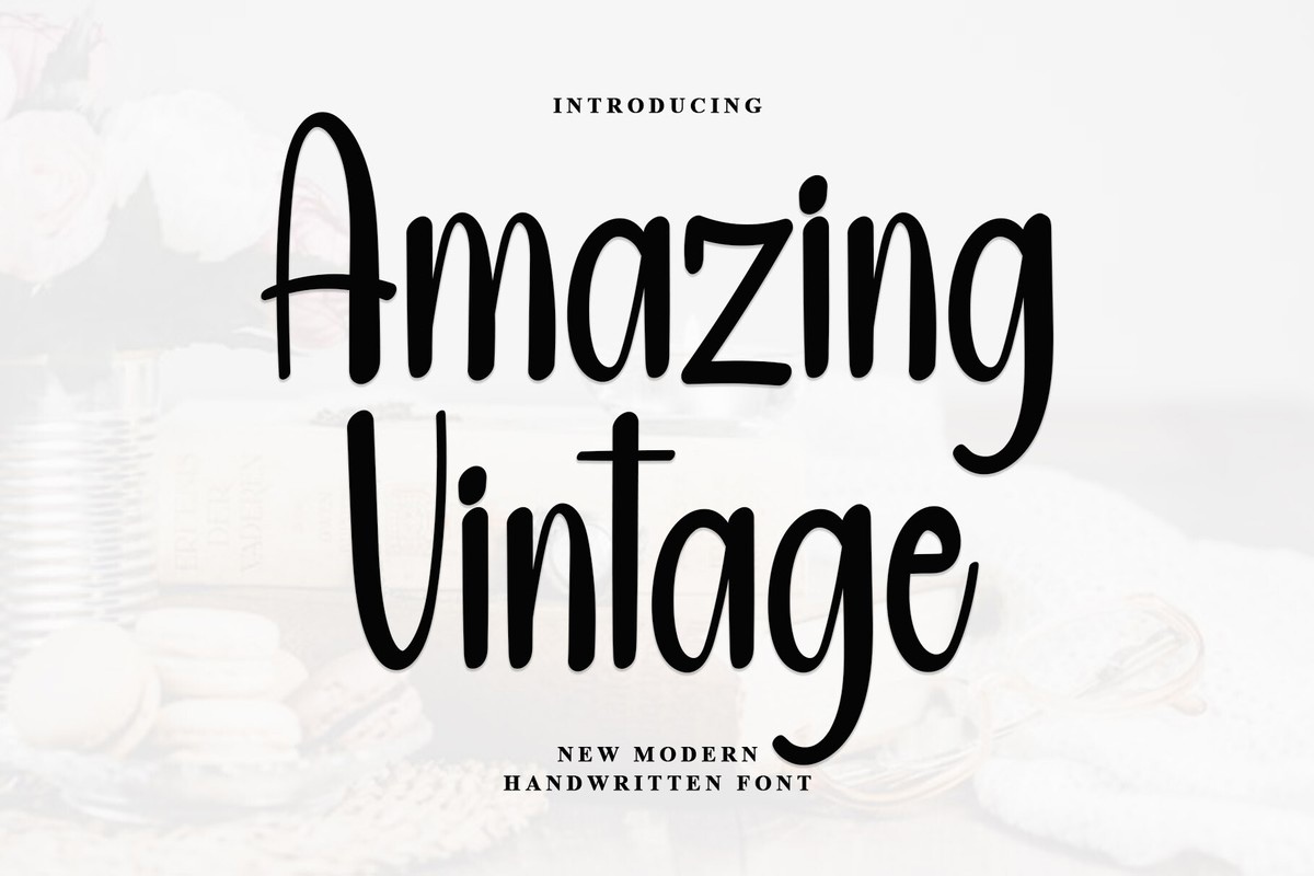 Font Amazing Vintage