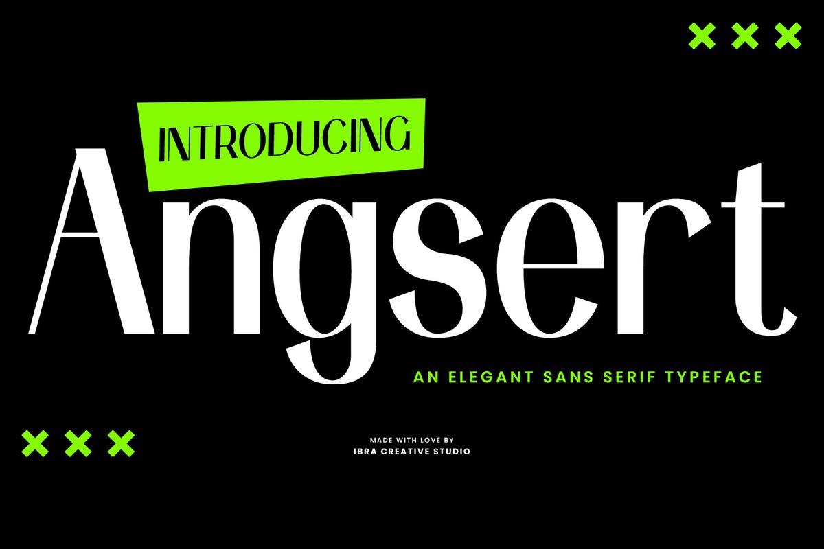 Font Angsert