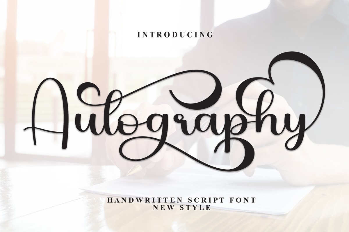 Font Autography