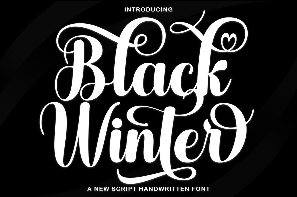Font Black Winter