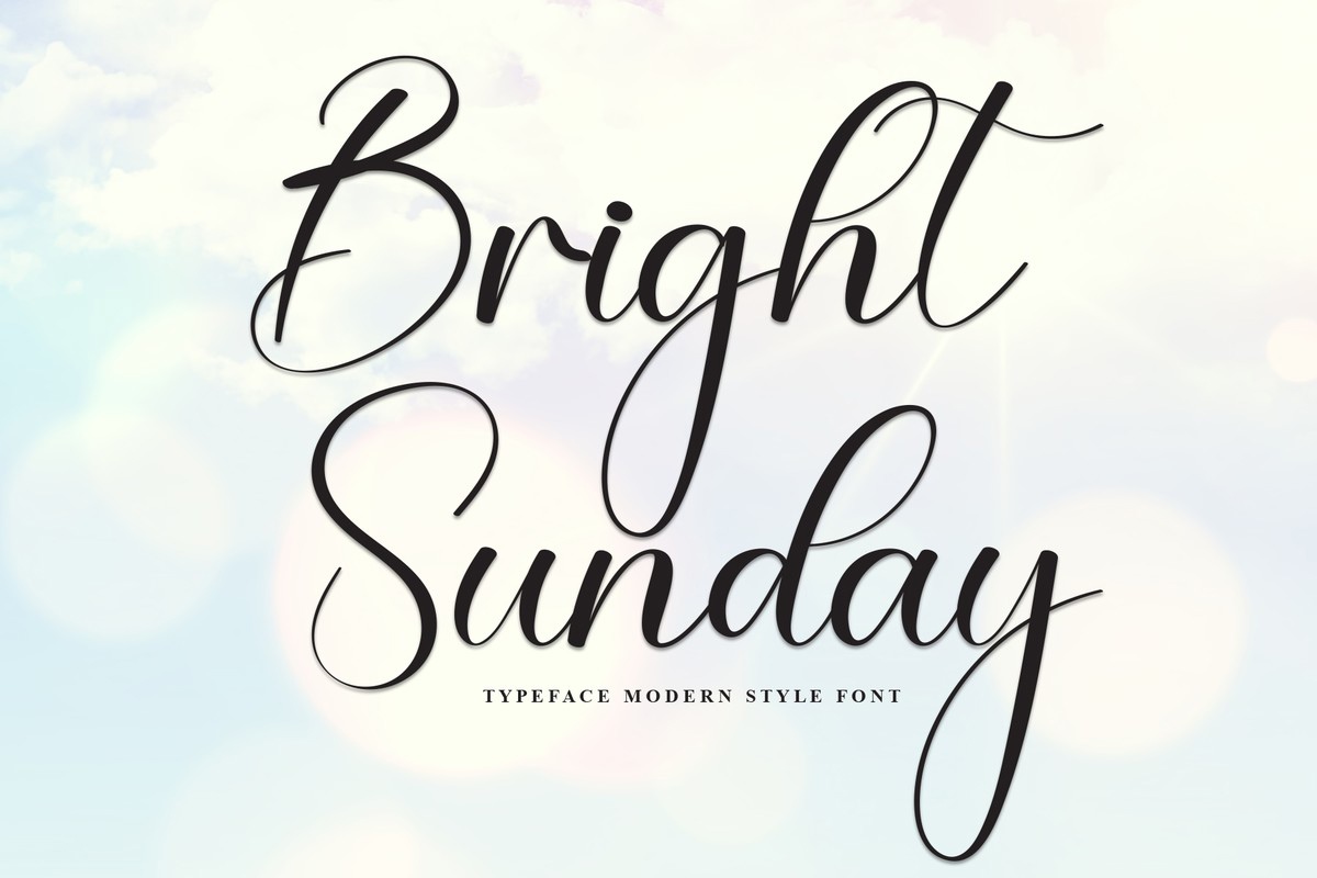 Font Bright Sunday