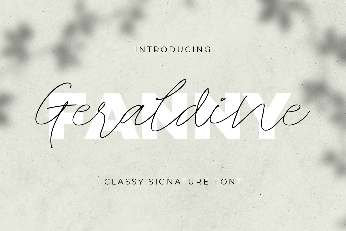 Font Geraldine