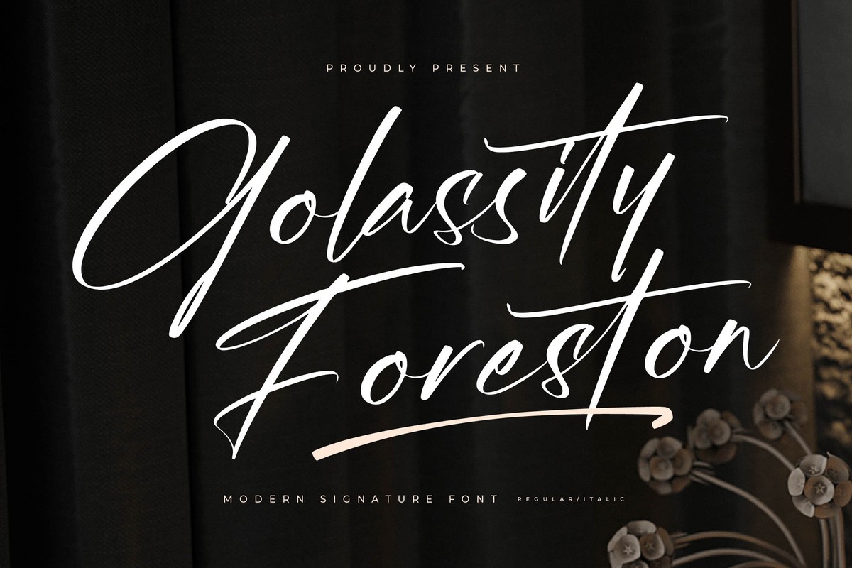 Font Golassity Foreston