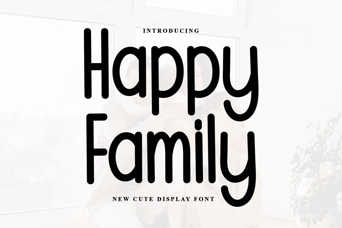 Font Happy Family