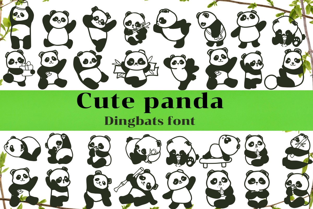 Font Cute Panda