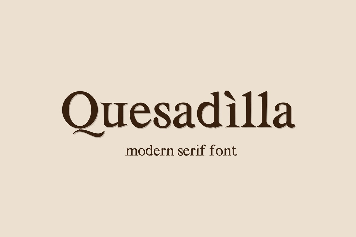 Font Quesadilla