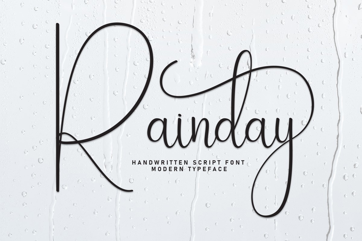 Font Rainday