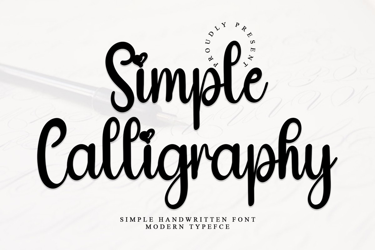 Simple Calligraphy