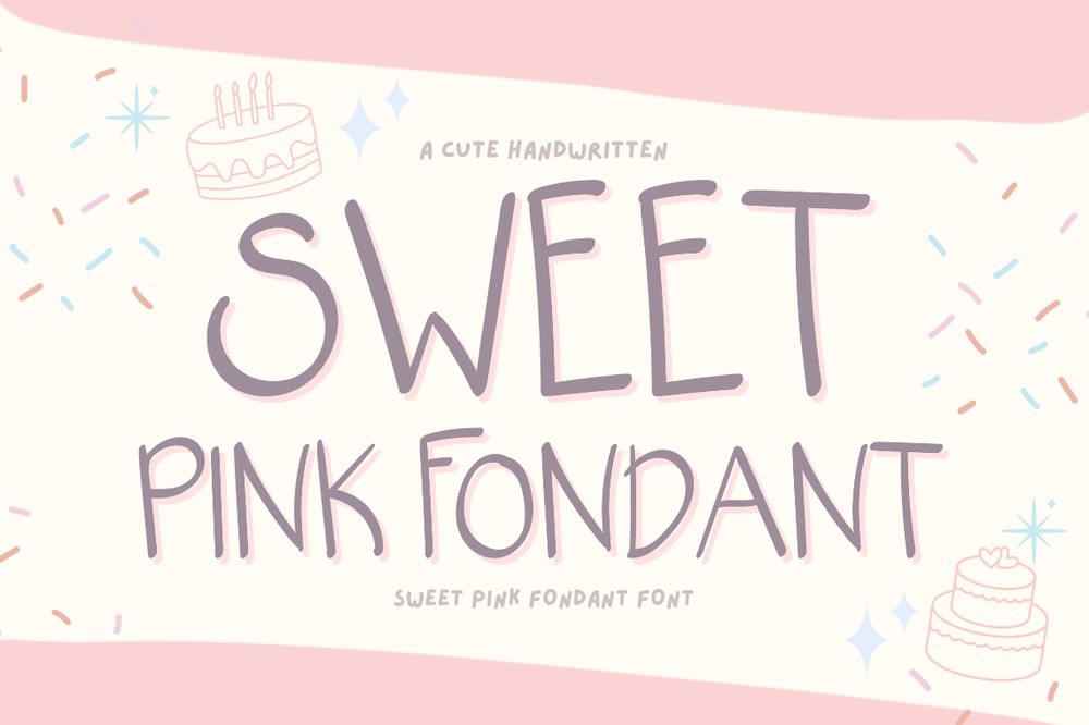 Sweet Pink Fondant